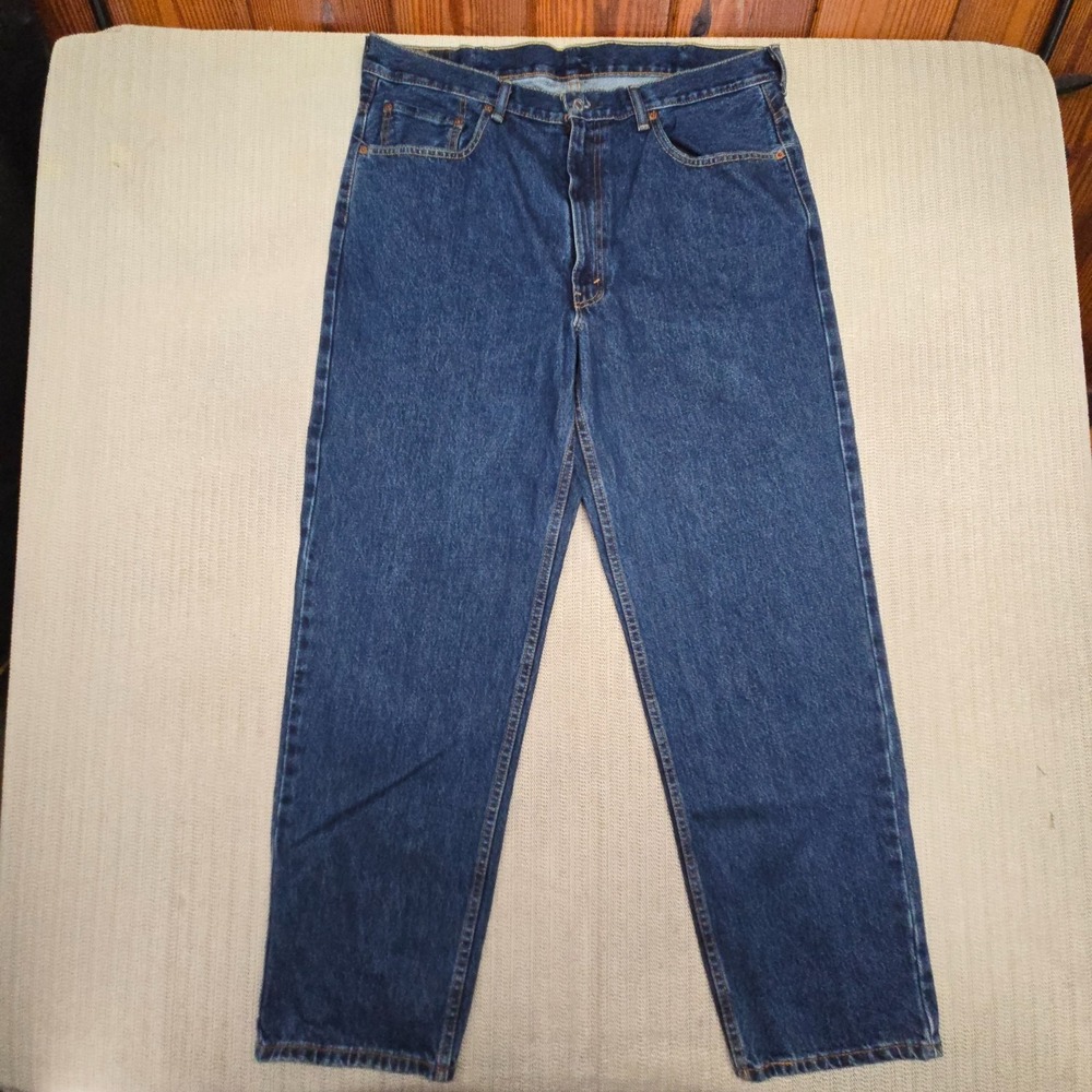Levi's 550 Jeans Mens 40x32 Blue Denim Relaxed Baggy Straight Leg Pants